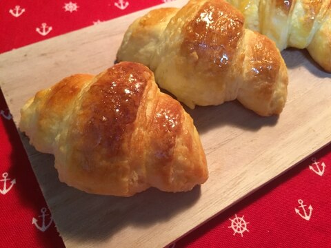 朝ごパンに！手作りクロワッサン